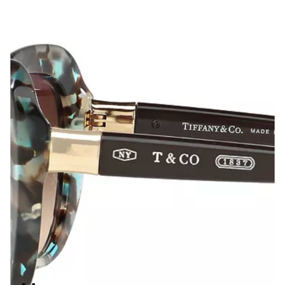 Authentic Tiffany & Co. Blue and Brown Sunglasses main image 7